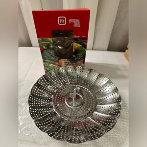 Homemaker Stainless Steel Steamer Insert For Cooking Pot New In Open Box